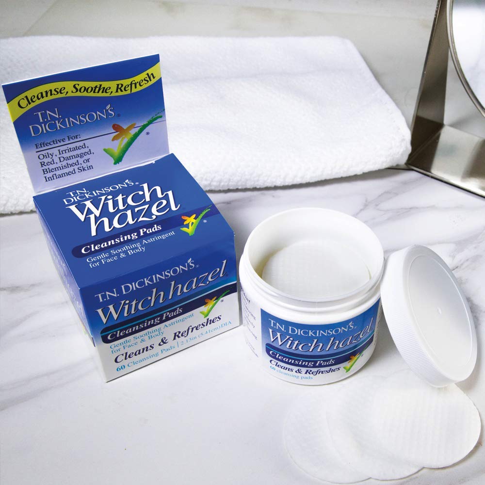 T.N. Dickinson's Witch Hazel 60 Cleansing Pads