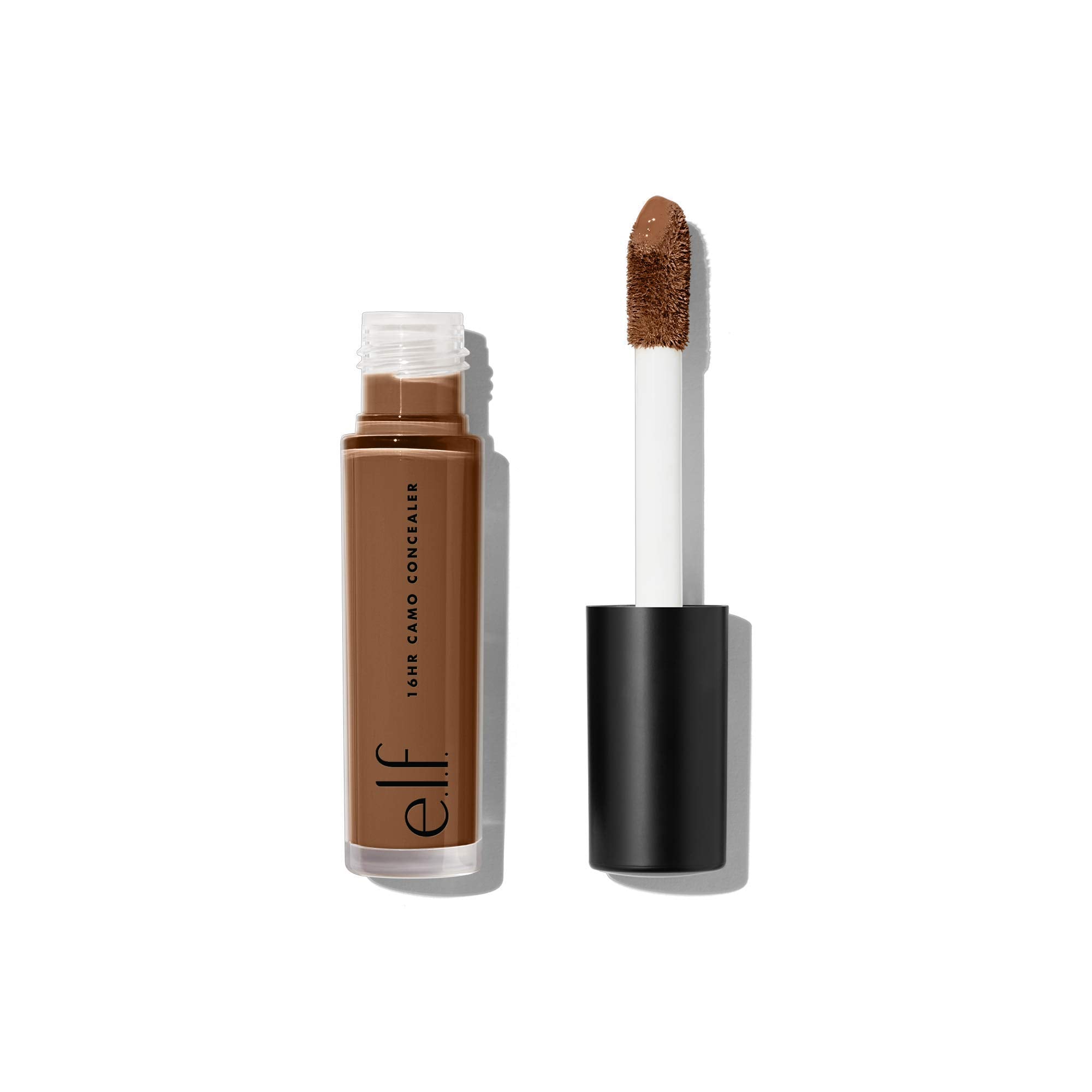 e.l.f, 16HR Camo Concealer, Full Coverage, Lightweight, Conceals, Corrects, Contours, Highlights, Rich Cocoa, Dries Matte, 6 Shades + 27 Colors, Ideal for All Skin Types, 0.203 Fl Oz