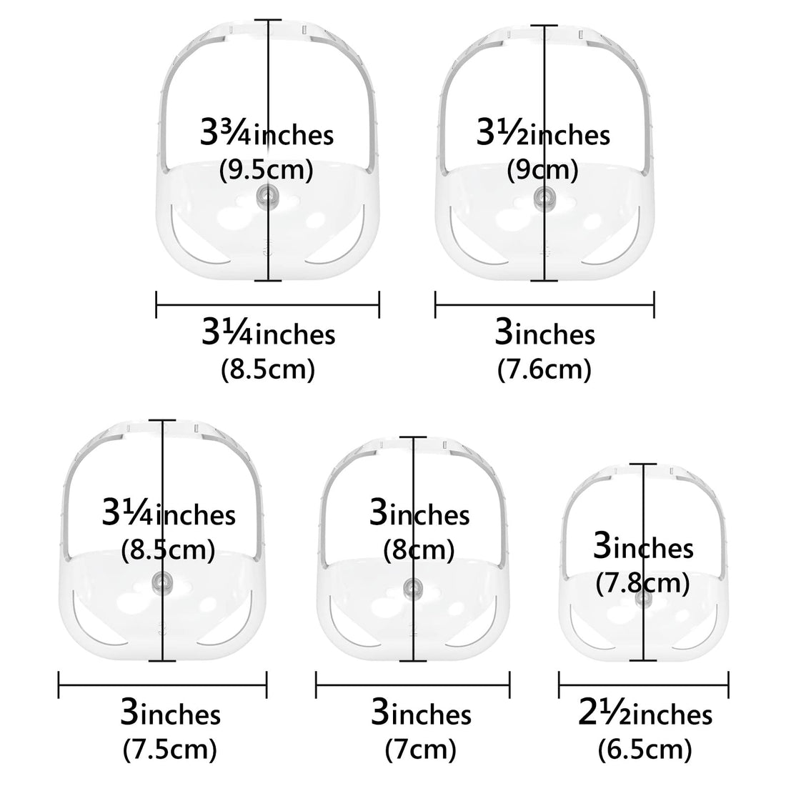 Linkidea Beard Shaping & Styling Tool with Comb, Beard Guide Shaper Goatee Trimmer Template for Men, Clear Mustache Sideburns Outliner Stencil Lineup for Jaw Cheek Neck Line Symmetric Curve