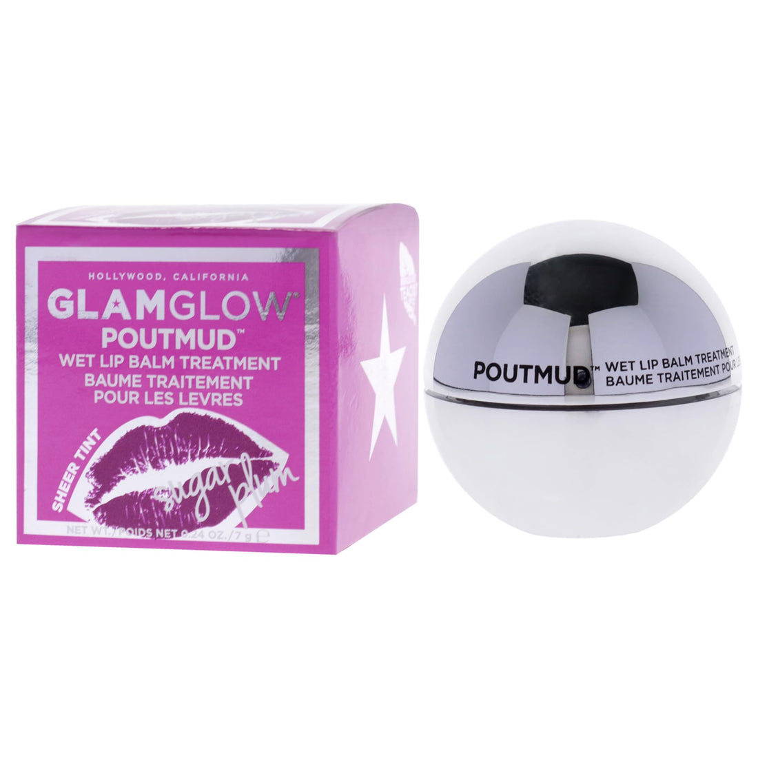 Glamglow/Poutmud Sugar Plum Wet Lip Balm 0.24 Oz (7 Ml)