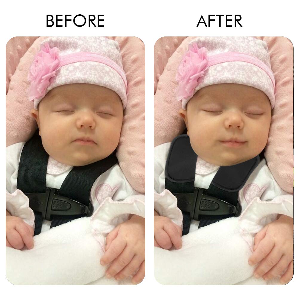 Accmor Car Seat Strap Pads for Baby Toddler Kids, Car Seat Strap Covers, Soft Car Seat Straps Shoulder Pads for All Baby Car Seats, Stroller, Pushchair, High Chair
