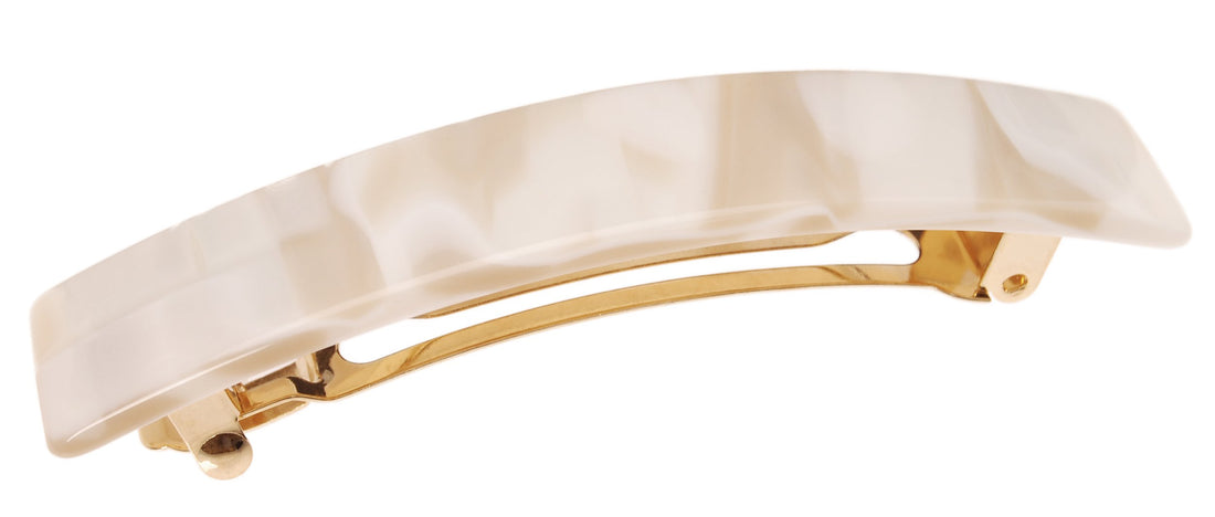 France Luxe Classic Rectangle Barrette Alba
