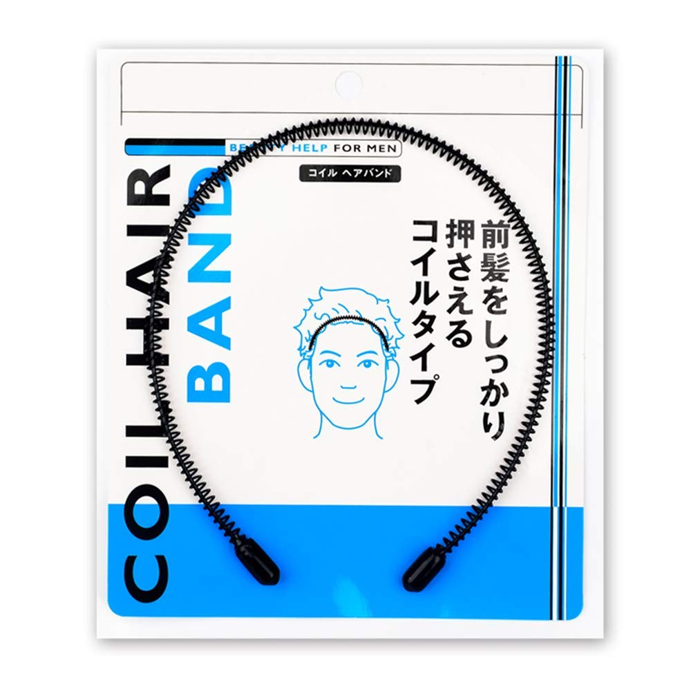 MansWill Small Spring: Men'S Slicked Back Headband, Outdoor Sports Fashion Pigtail Hair Band/Never Paint-Shedding Metal Head Buckle Clip For Mens Long Hair, Braid And Other Hair Styles - S