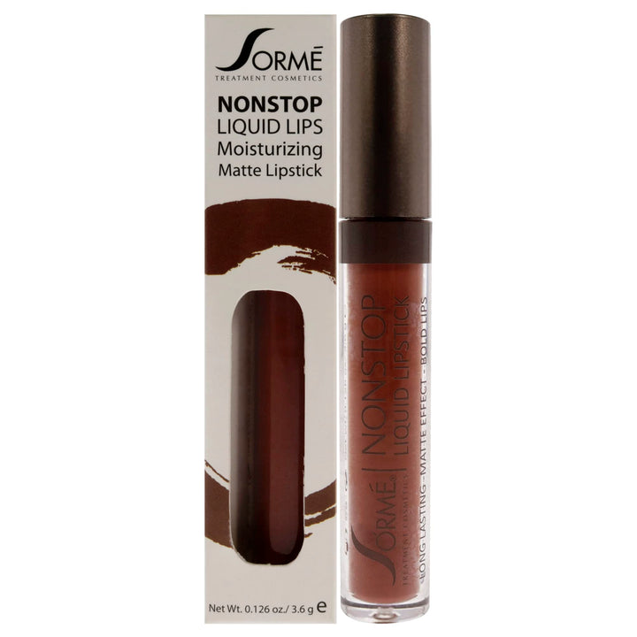 Delight 270 : Sorme Cosmetics Nonstop Liquid Lipstick, Delight 270, 0.126 Fluid Ounce