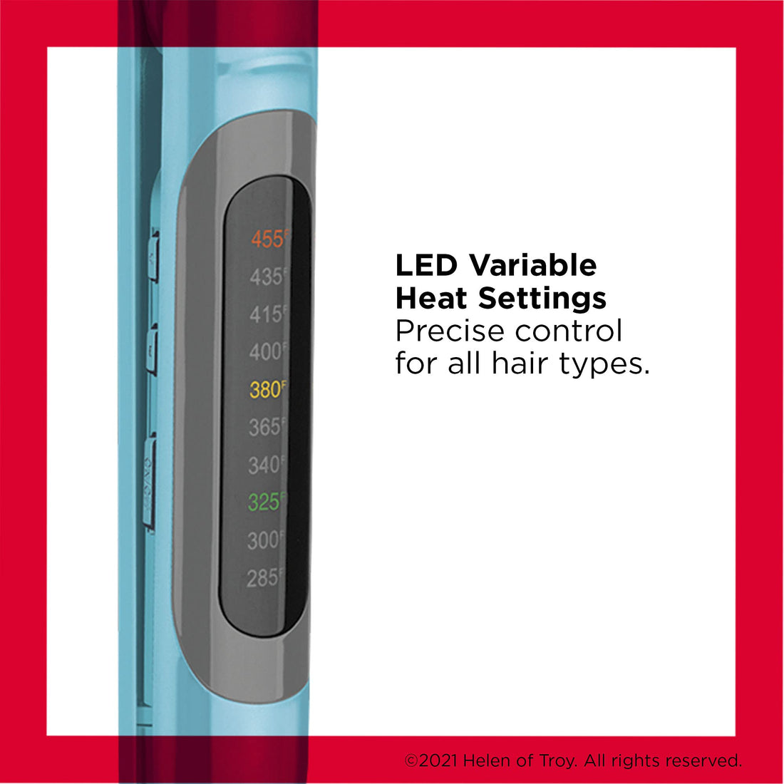 Revlon Lasting Brilliance Digital Hair Flat Iron | Fast, Smooth and Shiny Styling, (1 in)