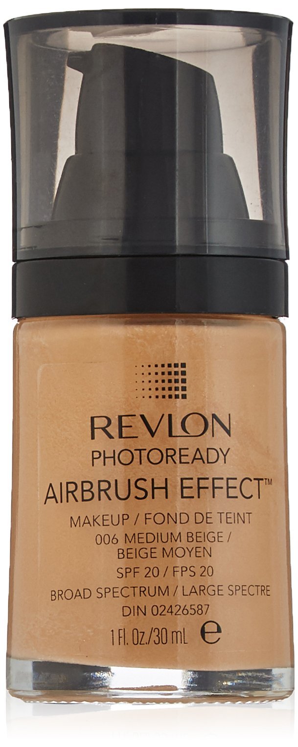 REVLON PhotoReady Airbrush Effect Cream Makeup (Medium Beige) Luminous Finish