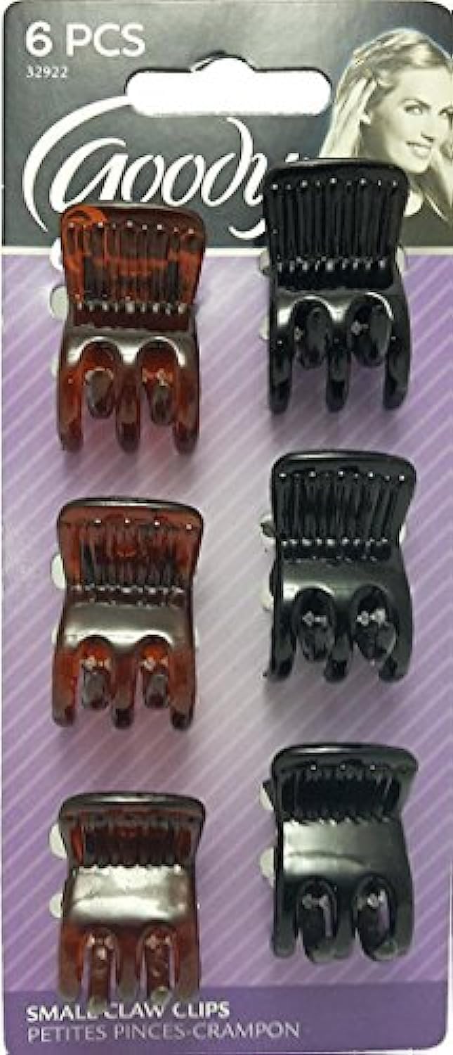 Goody Womens Classic Mini Claw Clip 6 Claws