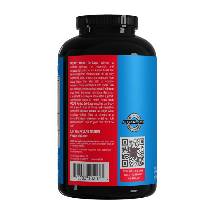 PROLAB Amino GEL-CAPS, 200-Count