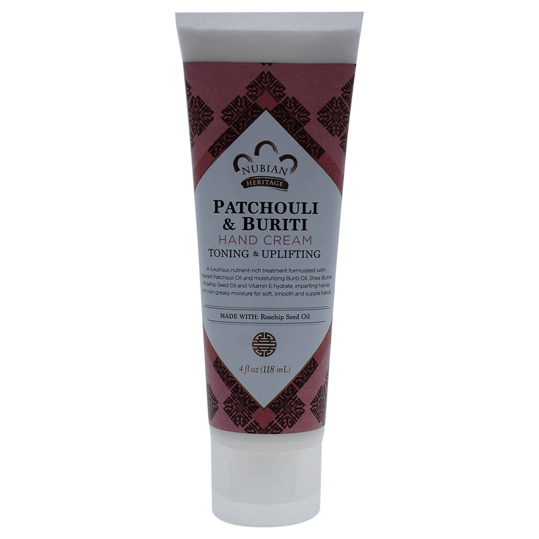 Nubian Heritage Patchouli & Buriti Hand Cream, 4 Ounce