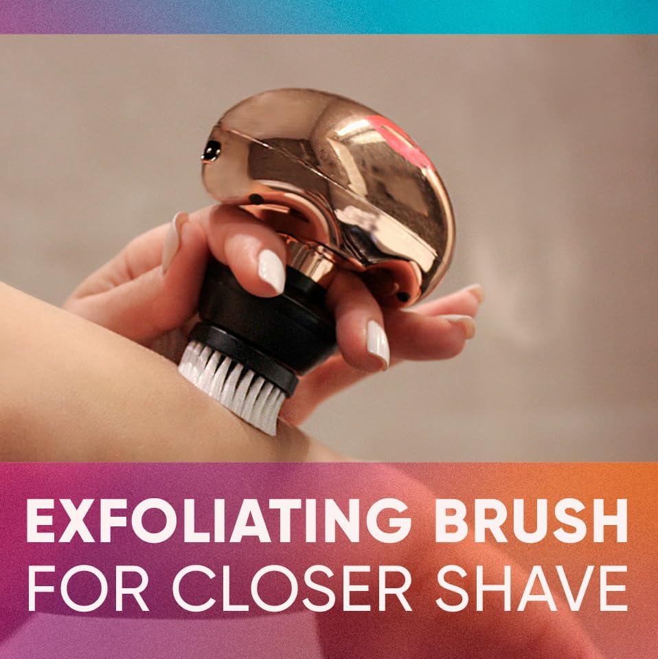 Skull Shaver Body Exfoliating Brush Attachment Skin Cleansing Brush for Pitbull, Palm and Butterfly Kiss Shavers