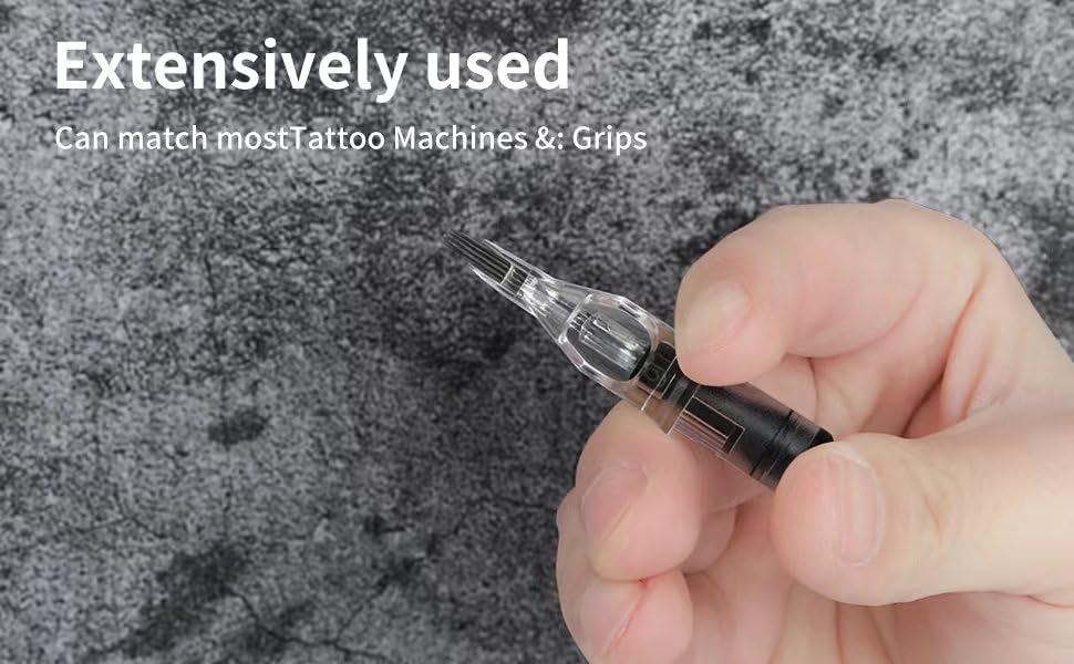 Zombee Disposable Tattoo Needle Silicon Cartridge 20Pcs (1207CM)