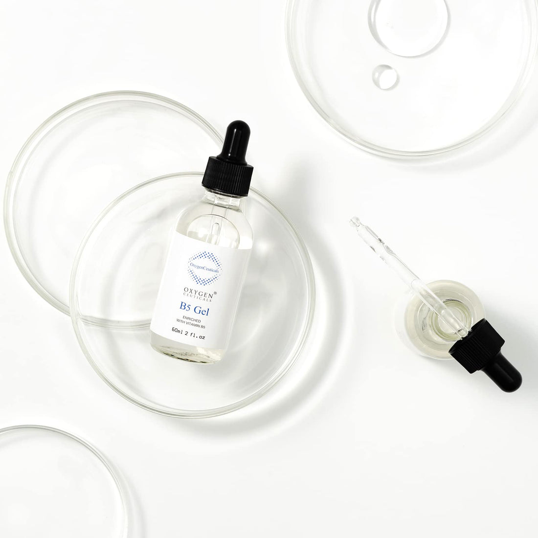 OxygenCeuticals B5 Gel (30ml) – Treatment Serum with Hyaluronic Acid and Antioxidant Vitamin B5 & E, Intensive Hydrating Face Serum
