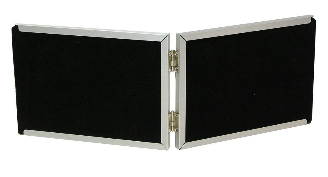 benerini ' Baby's 1st Scan Picture & Baby's 2nd Scan Picture ' - Twin Folding Photo Picture Frame Baby Christening Gift - 5 x 3.5