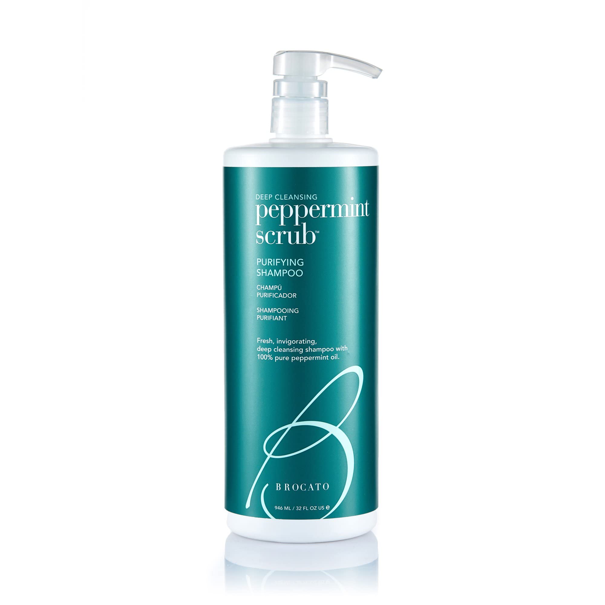 Peppermint Scrub Purifying Shampoo 32 Oz