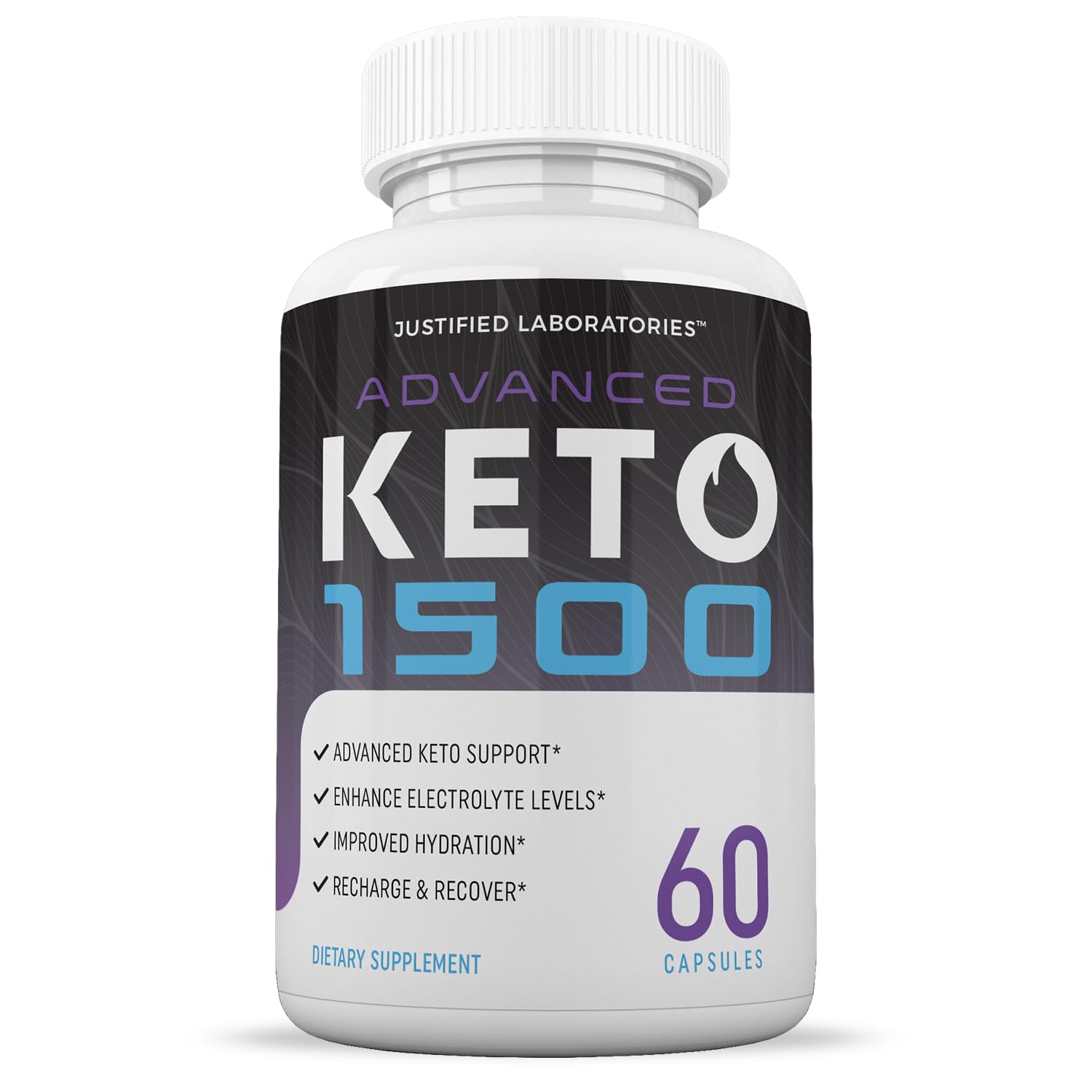 Advanced Keto 1500 Keto Pills 1275MG New & Improved Formula Contains Apple Cider Vinegar Extra Virgin Olive Oil Powder Green Tea Leaf 60 Capsules