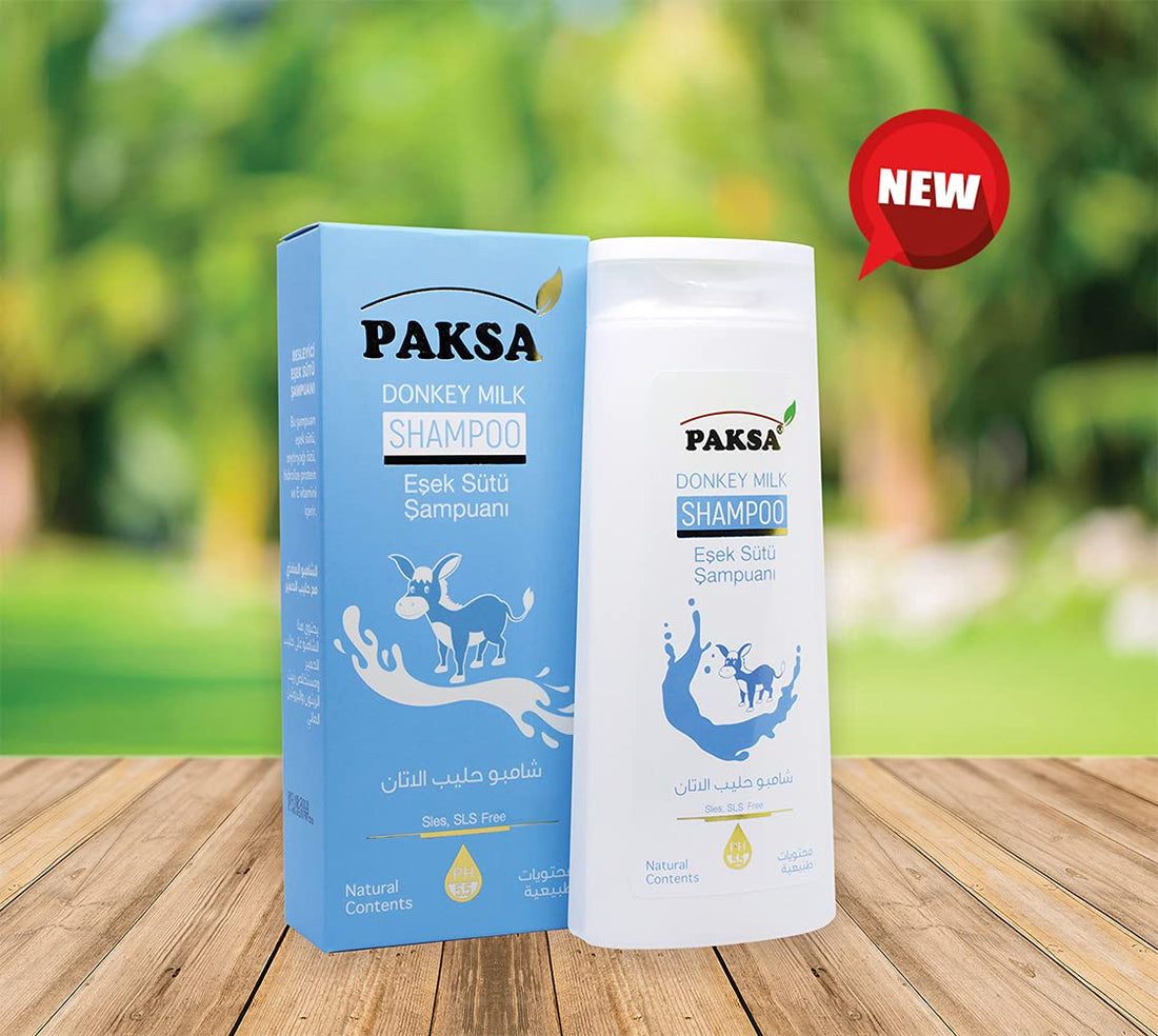 Paksa Donkey Milk Nourishing Shampoo | For Full and Healthy Hair | Makes Hair Voluminous and Fuller | Enriched with the Goodness of Jojoba Oil | Sulfate Free Natural Shampoo | Quantity 300ml