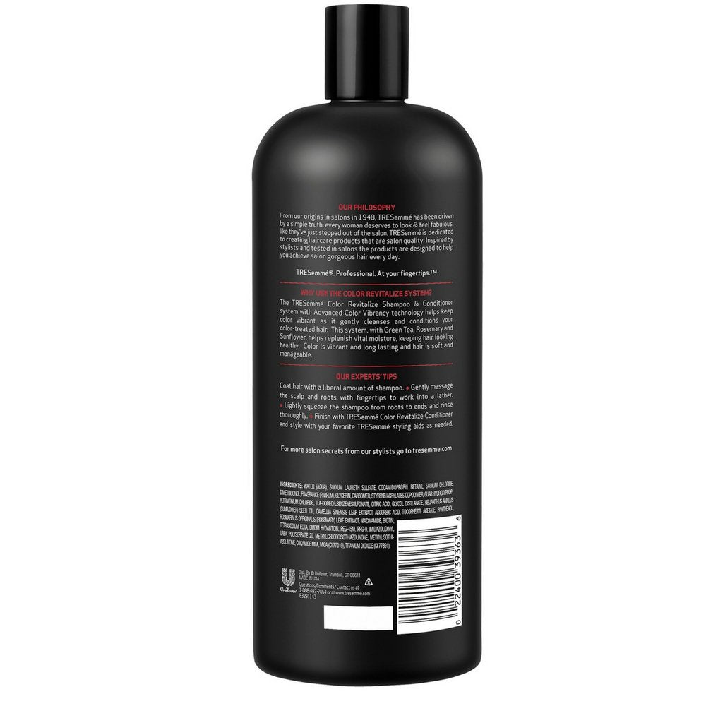 Tresemme Shampoo Color Revitalizing 28 Ounce (828ml) (2 Pack)