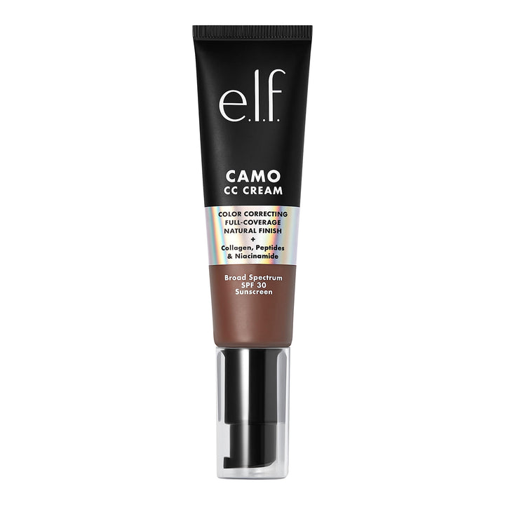 e.l.f. Camo CC Cream | Color Correcting Full Coverage Foundation with SPF 30 | Rich 620 W | 1.05 Oz (30g)