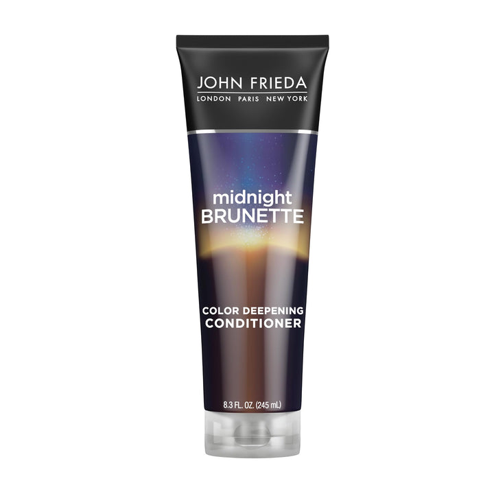 John Frieda Brilliant Brunette Visibly Deeper Color Deepening Conditioner, 8.3 Ounce, with Evening Primrose Oil, Infused with Cocoa