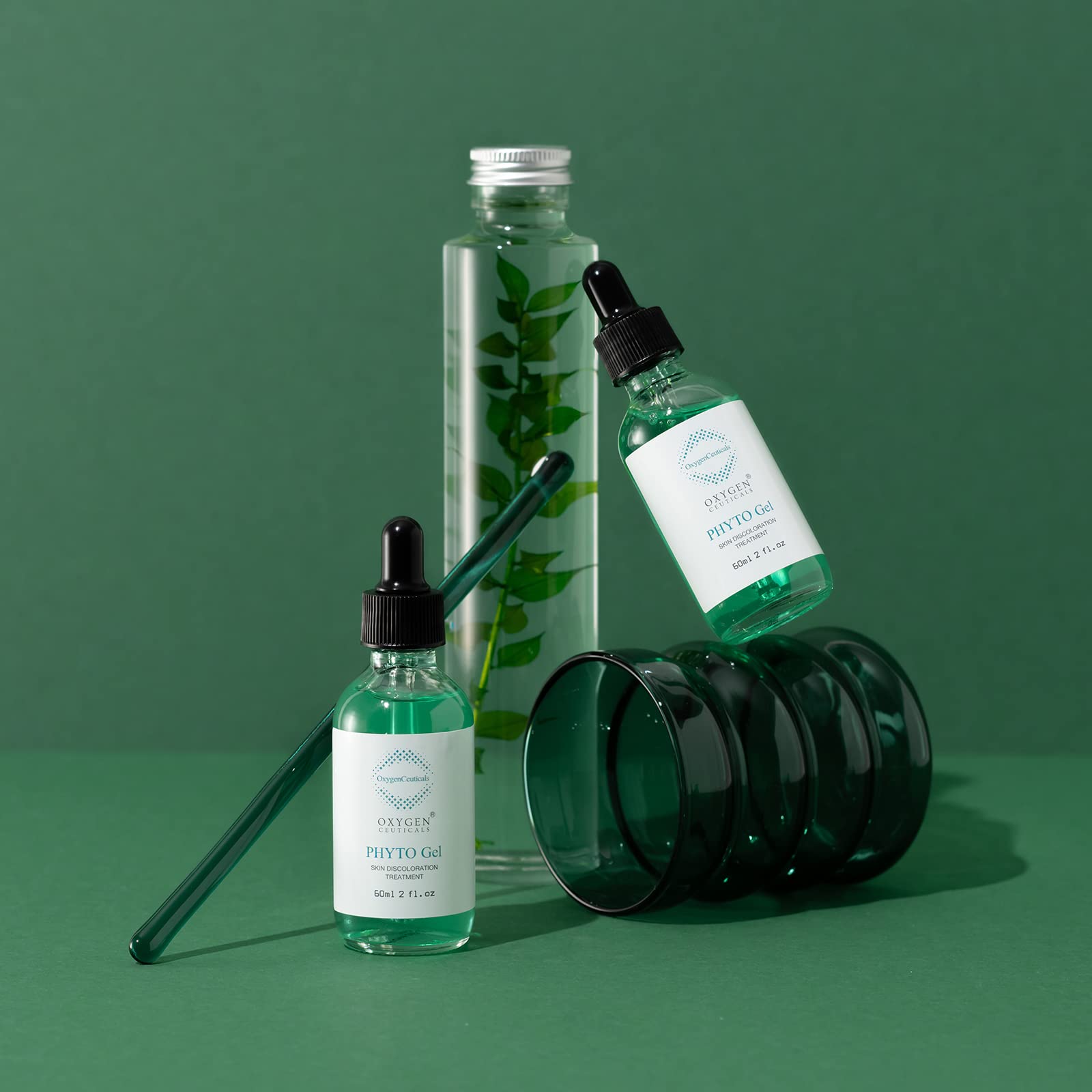 OxygenCeuticals Phyto Gel (30ml / 1 fl. oz) – Korean Oil-Free Facial Serum with Centella Asiatica & Niacinamide, Skin Treatment to Calm and Improve Skin Complexion