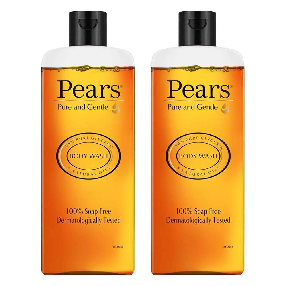 Pears Pure and Gentle Shower Gel, 250ml (Pack of 2)