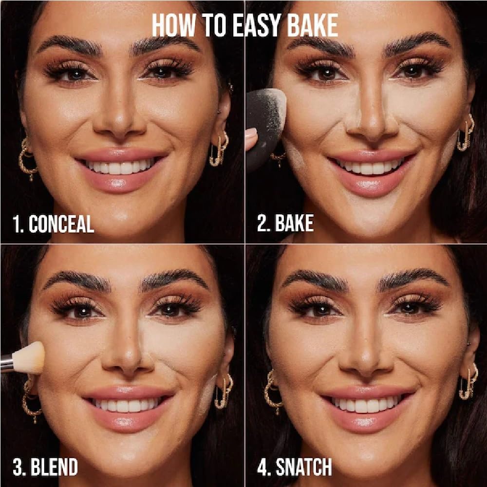 H.U.D.A BEAUTY Easy Bake Loose Baking & Setting Powder Cupcake (0.71 oz / 20 g) + Bonus Acne Patch (36 Pieces)