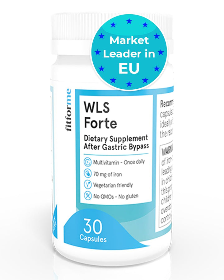 FitForMe Bariatric Multivitamins with Iron After Gastric Bypass - One a Day WLS Forte Capsule Starter Pack - 30 Days Supply of Vitamins & Minerals, Scientifically Proven