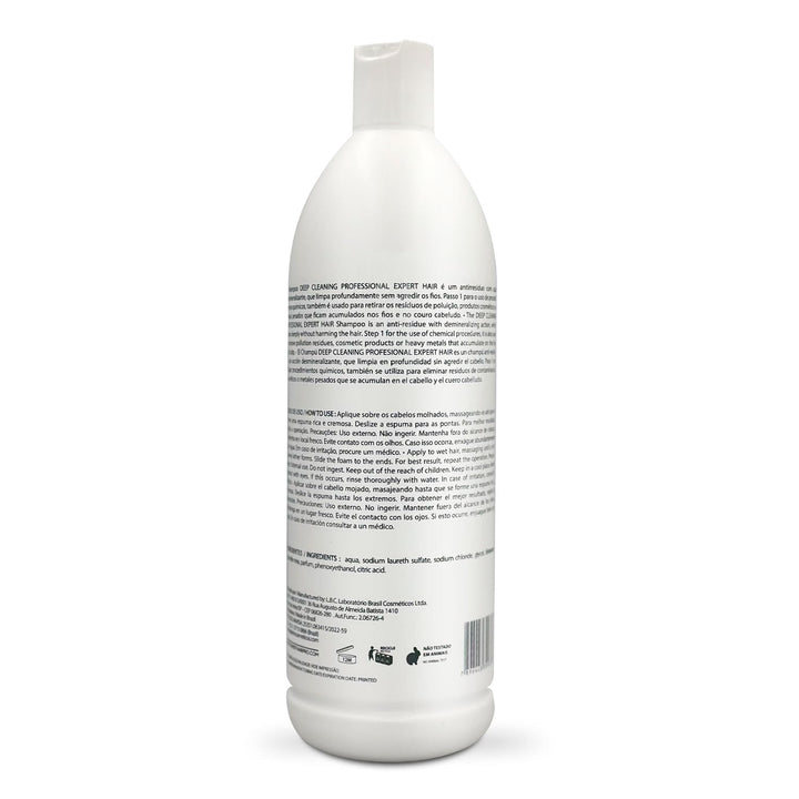 Expert Anti-Residue Shampoo | Color & Softness Maintenance | Hair Detox for All Types | Sulfate-Free Formula | 1L/33.8 Fl oz