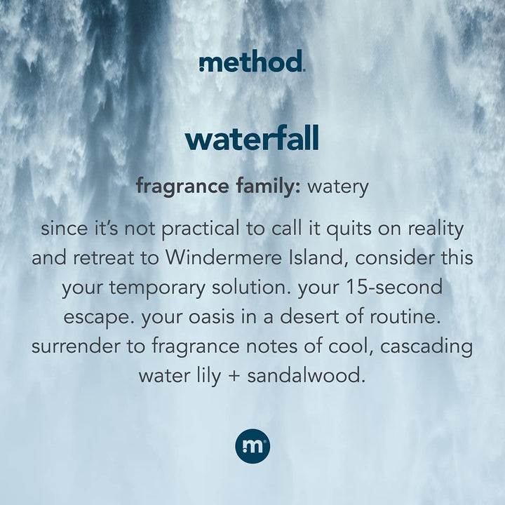 Method Gel Hand Wash, Waterfall, 12 oz