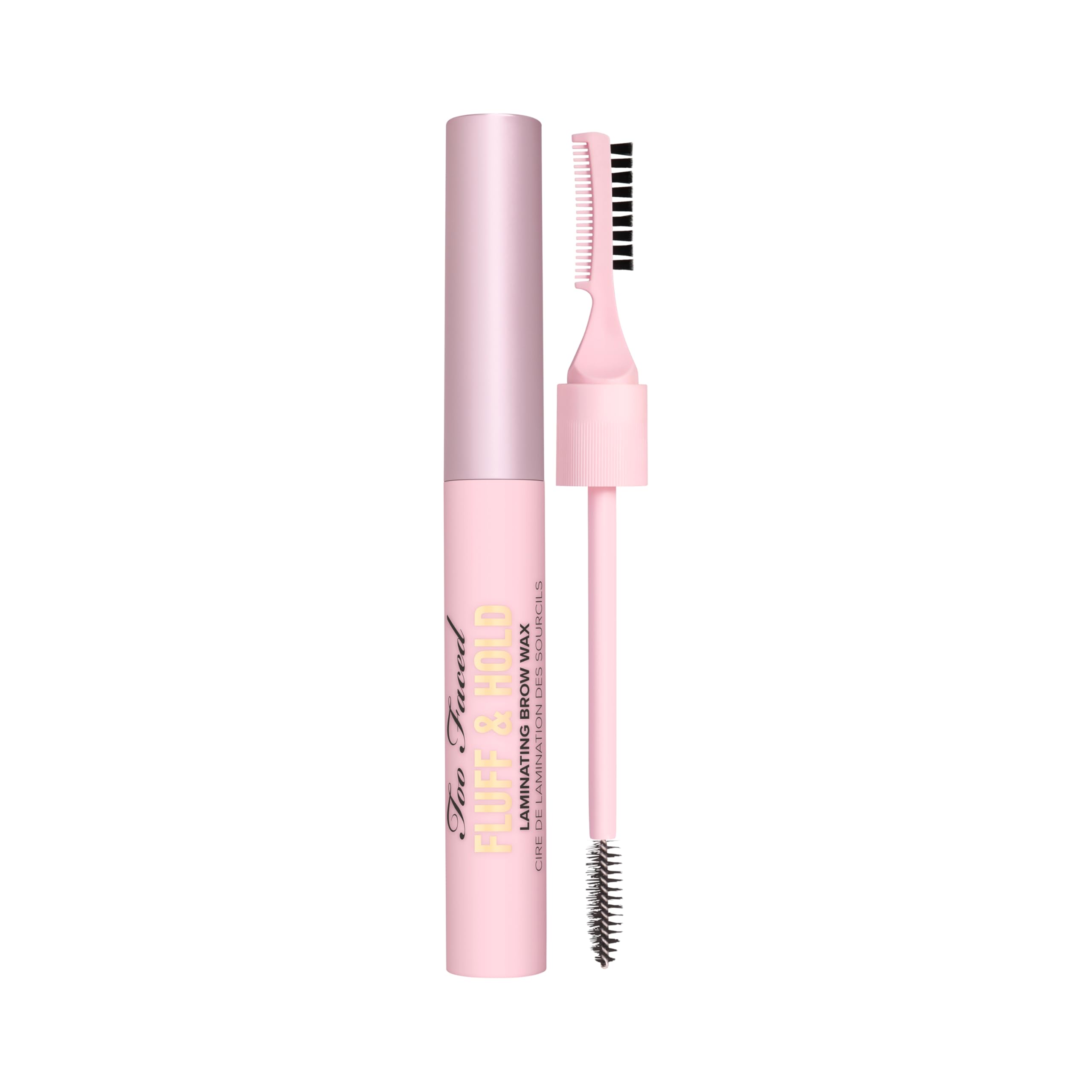Too Faced Fluff & Hold Laminating Brow Wax | Volumizing, Vegan + Cruelty Free, 0.32 Ounce