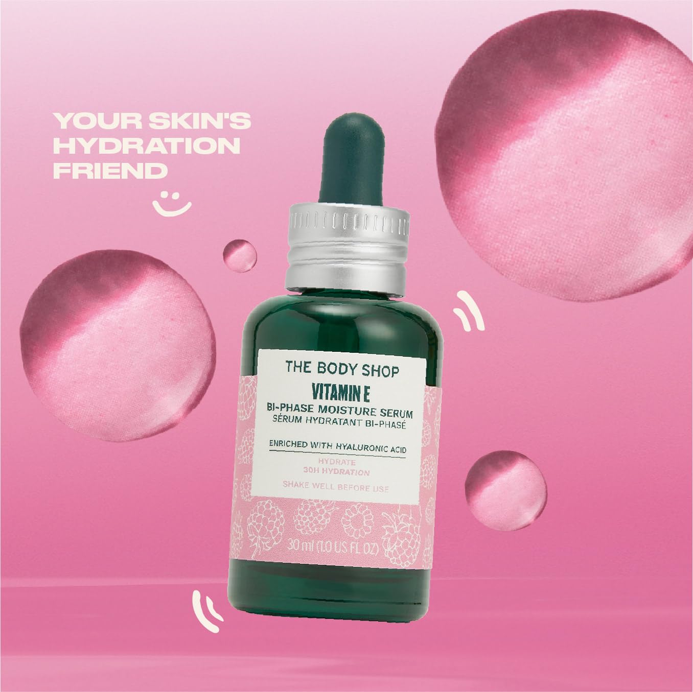 The Body Shop Vitamin E Bi-Phrase Serum - Hydration - 1 Fl Oz