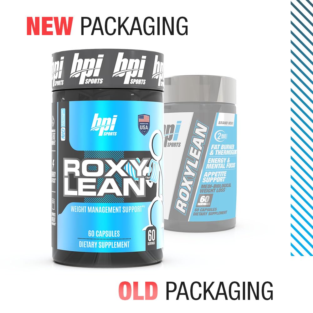 BPI Sports -Roxylean Extreme Fat Burner & Weight Loss Supplement, 60Count (Packaging May Vary)