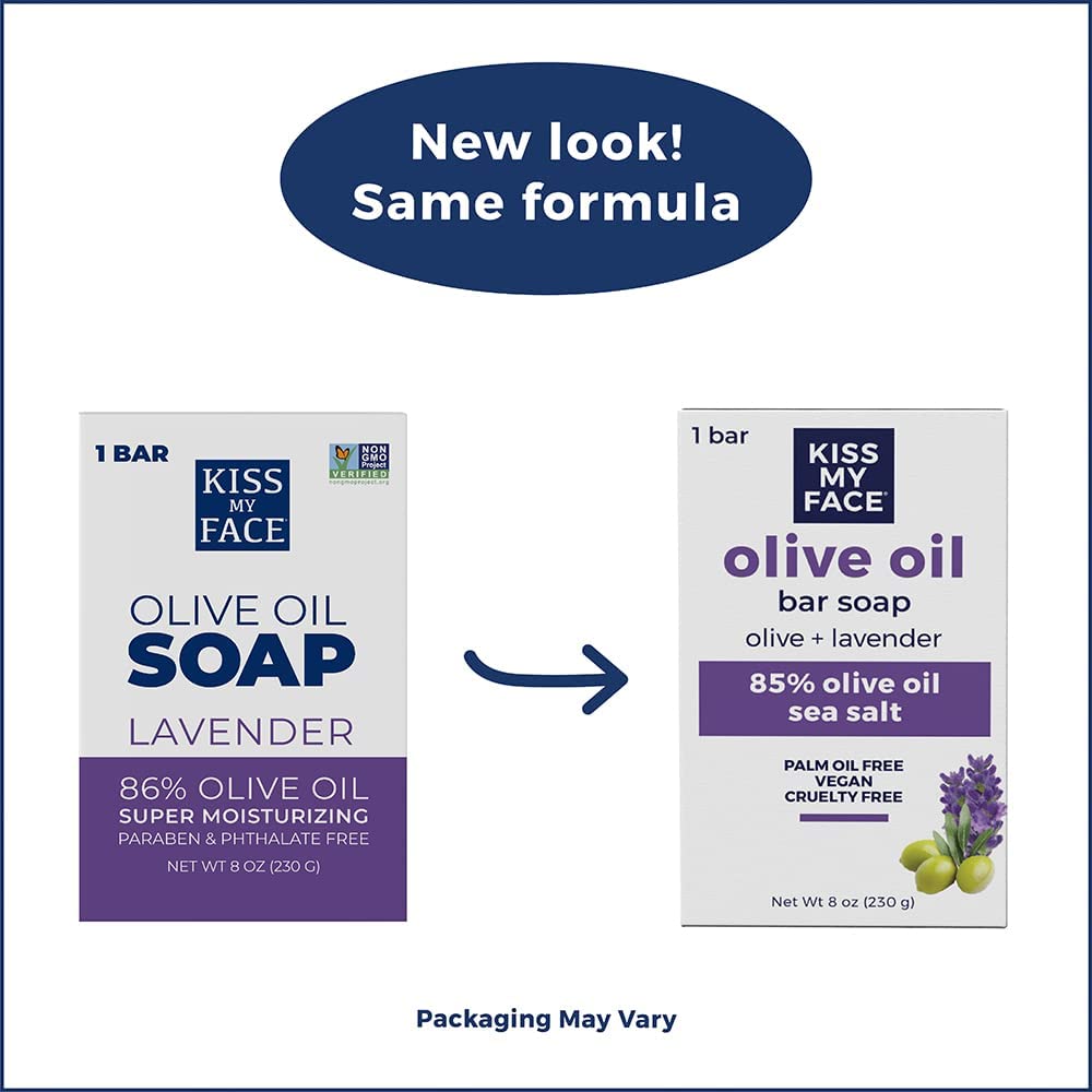 Kiss My Face Pure Olive Oil & Lavender Soap