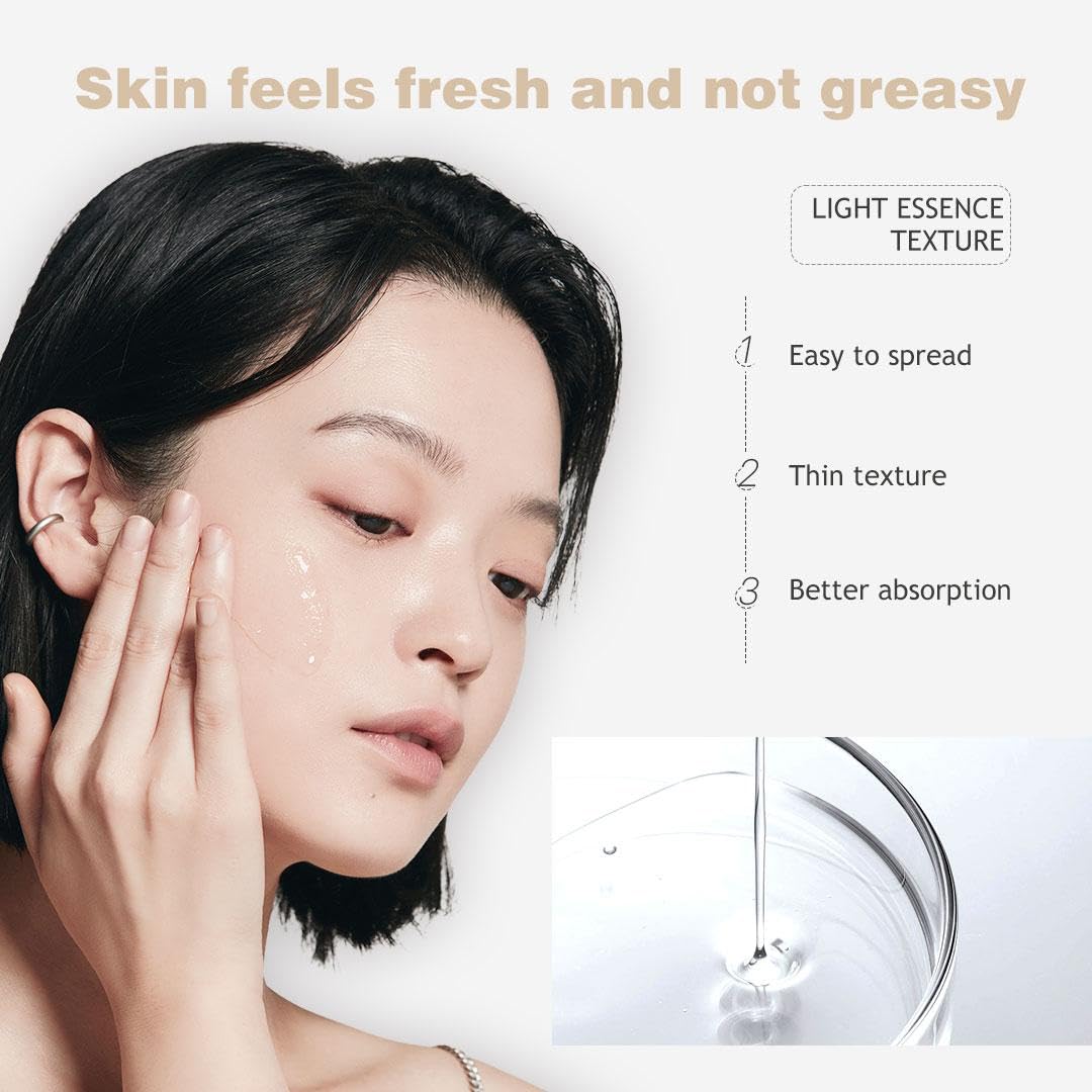 Ashley Shine Niacinamide Serum Moisturizes Skin Care 2 in 1 for Face and Body,Brightening Serum for Dark Spots, Body, Fine Lines & Wrinkles 17.58Fl Oz