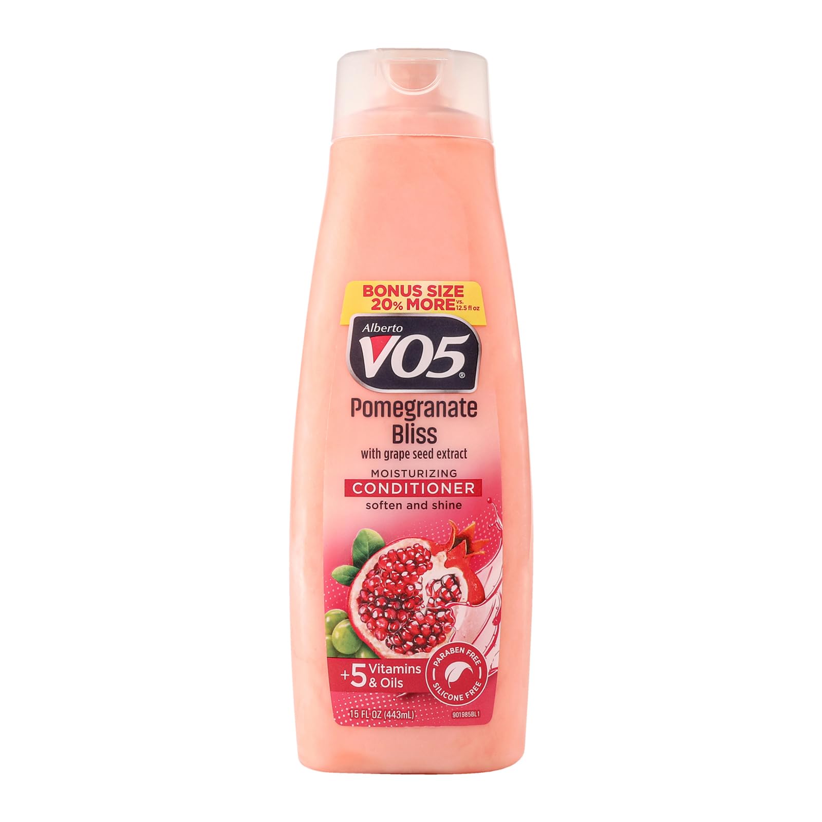 Vo5 Alberto Pomegranate Bliss Revitalizing Conditioner - Hair Conditioner Formulated with Essential Vitamins and Oils - Fruity Fragrance - 15 oz