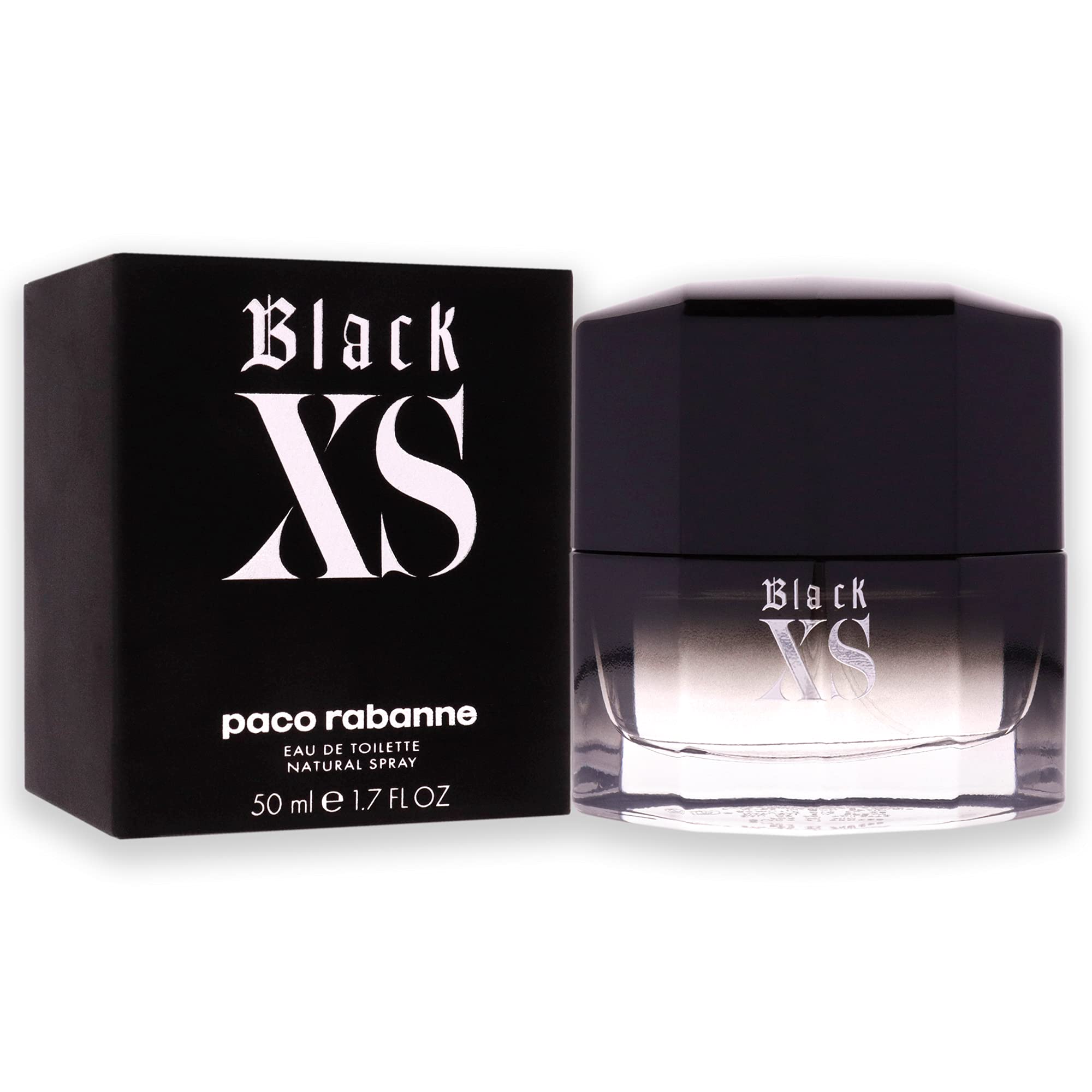 Black Xs By Paco Rabanne For Men Eau De Toilette Spray 1.7-Ounces