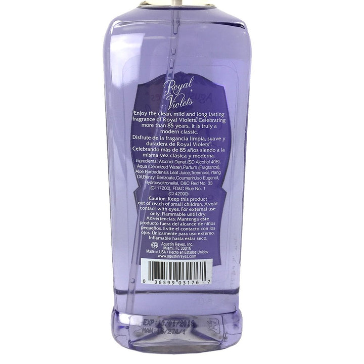 Royal Violets Agustin Reyes Royal with Aloe Vera Violets - Baby Cologne Spray Bottle by Royal Violets. (1)