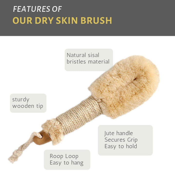 All Natural Spa 9 Inch Dry Skin Brush