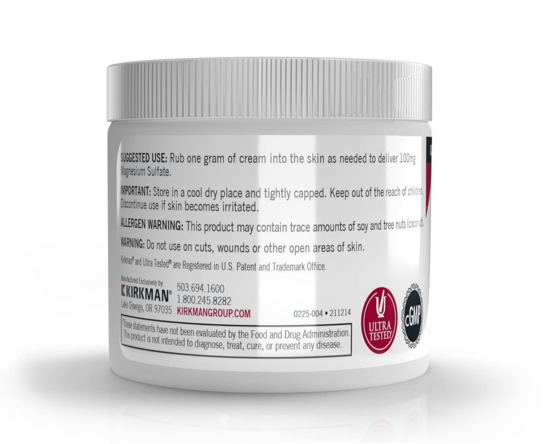 Magnesium Sulfate Cream 4 oz