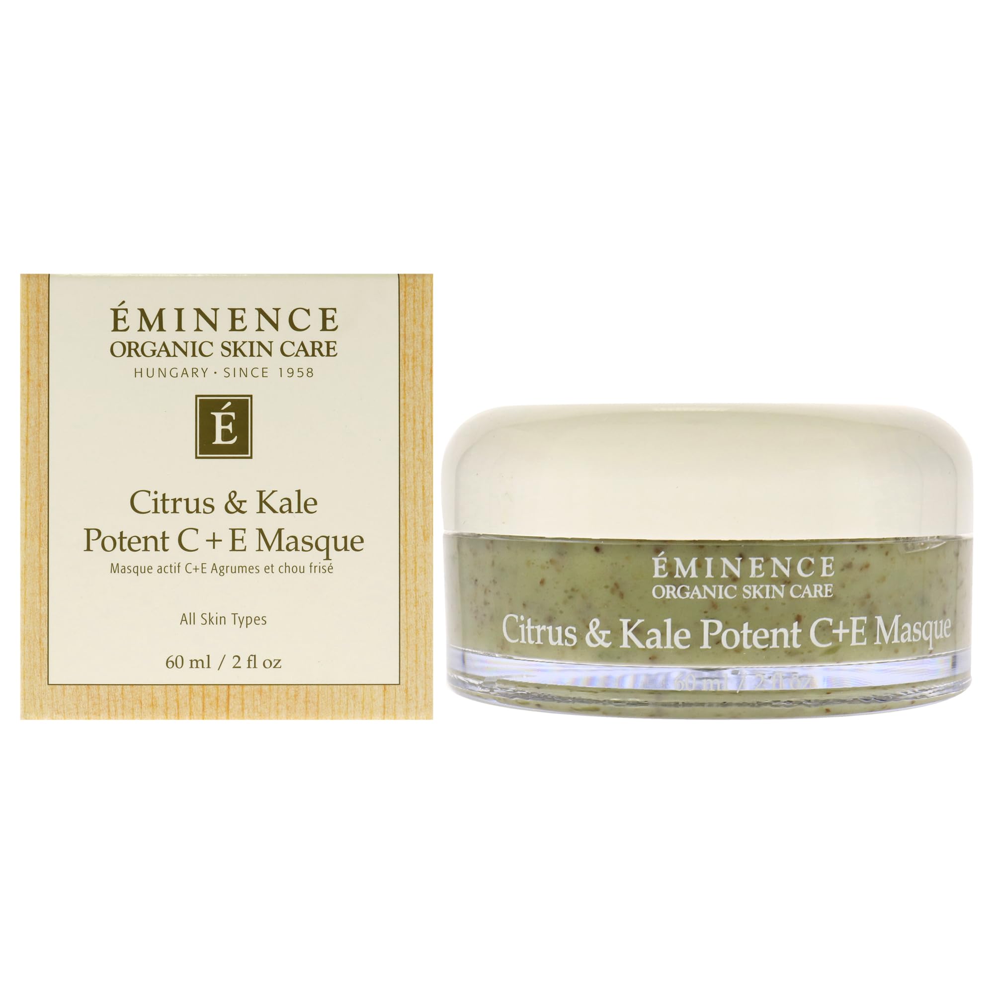 Eminence Organic Skincare Citrus & kale potent c + e masque 2oz, 2 Ounce