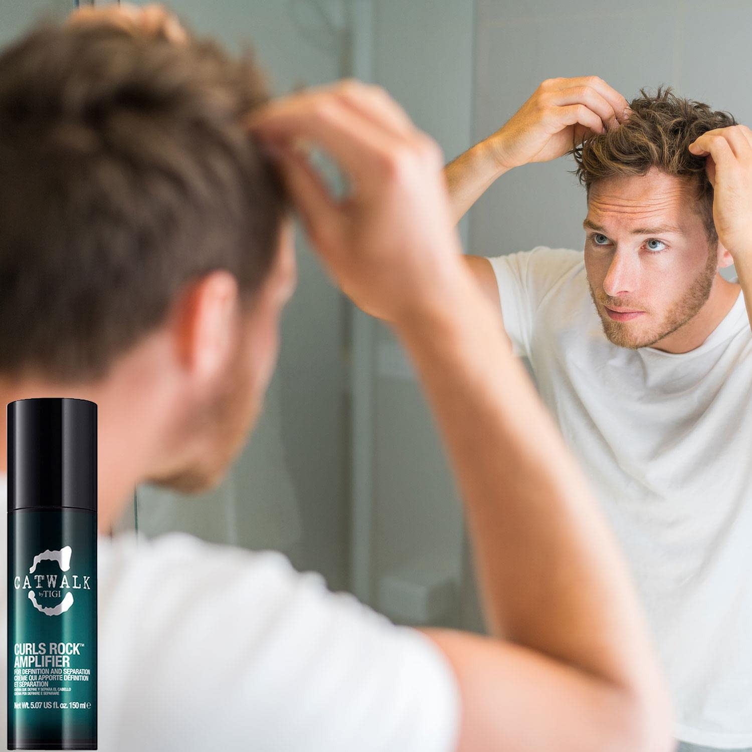 Catwalk Curls Rock/Tigi Amplifier Styling Cream 5.07 Oz, Pack of 2