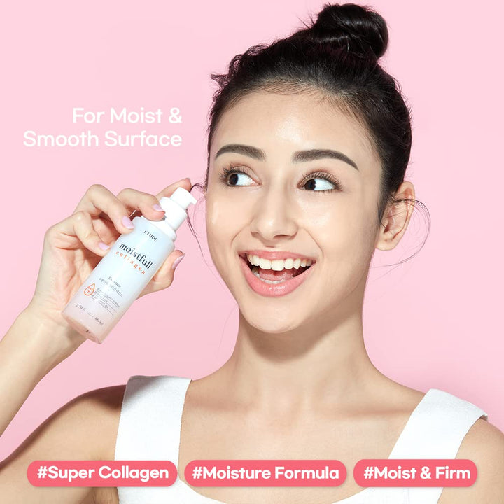 ETUDE Moistfull Collagen Essence 80ml (21AD) | Kbeauty | Moisturizing Long-Lasting Fast-Absorbing Essence for Sensitive Skin