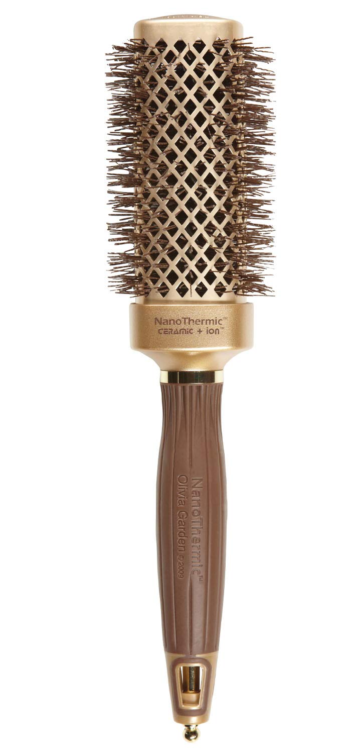 Olivia Garden NanoThermic Ceramic + Ion Shaper Square Hair Brush (NTS-40) - 1 Unit