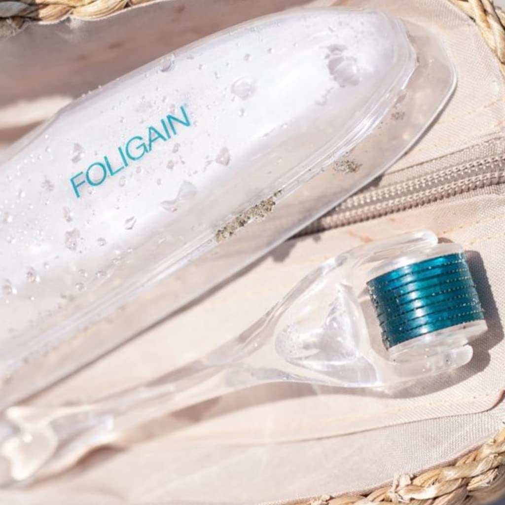 Foligain Hair & scalp roller with 540 titanium needles