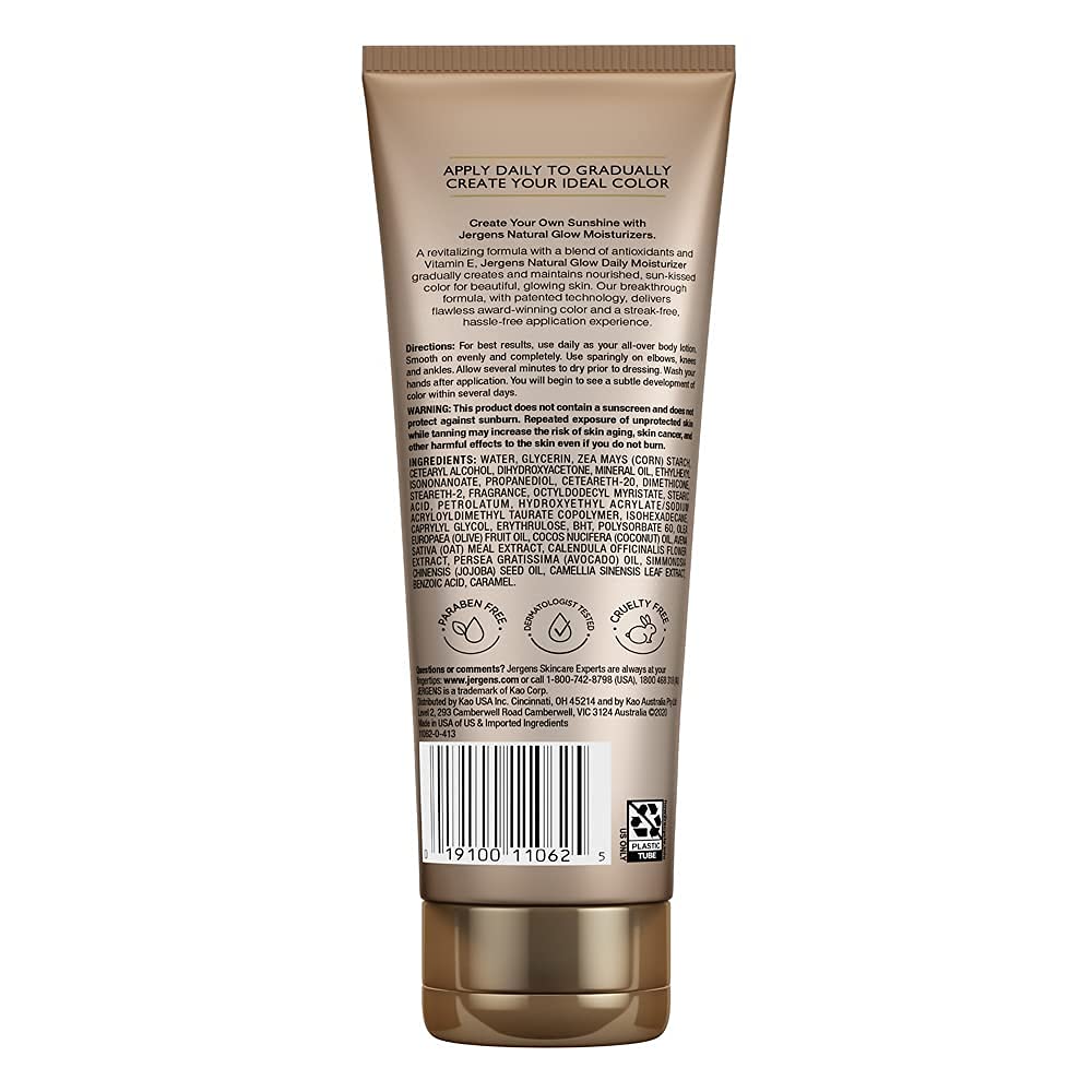 Jergens Nat Glw Med/Tan Size 7.5z Jergens Natural Glow Daily Moisturizer For Medium/Tan Skin