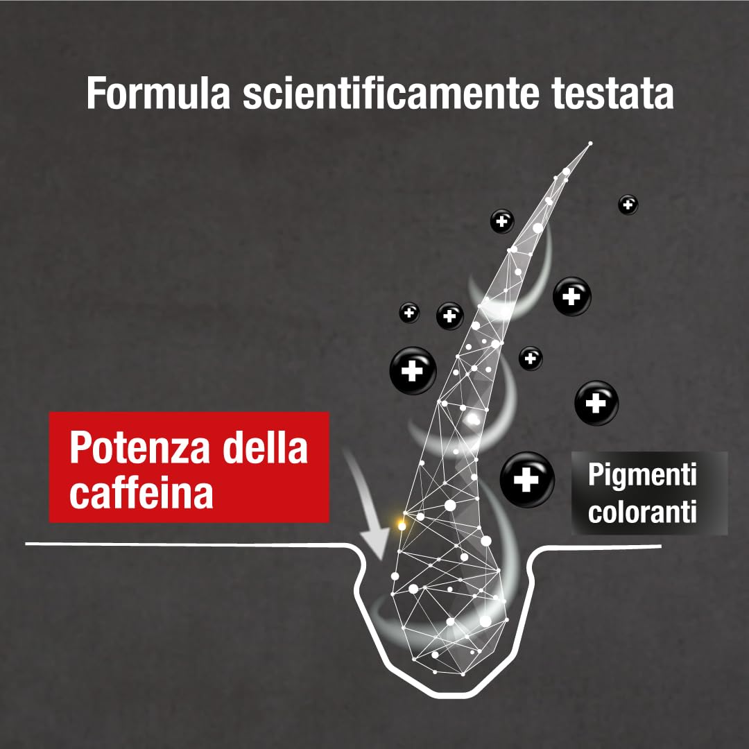 Alpecin Grey Attack Coffein & Color Shampoo - 1 x 200 ml - Schrittweise dunkleres und stärkeres Haar | Kontrolliertes und natürliches Farbergebnis | Gegen Haarausfall