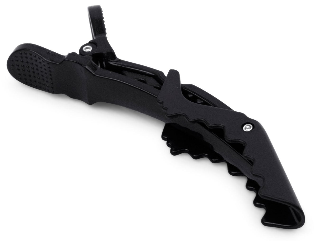 Hair Tamer Croc Hair Styling Clips, Black, 12 Pack