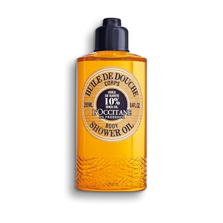L'Occitane Shea Body Shower Oil with 10% Shea Oil: Luxuriously Rich | With Shea Oil | Soothe Feelings of Tightness | Soften Skin | Fresh Scent