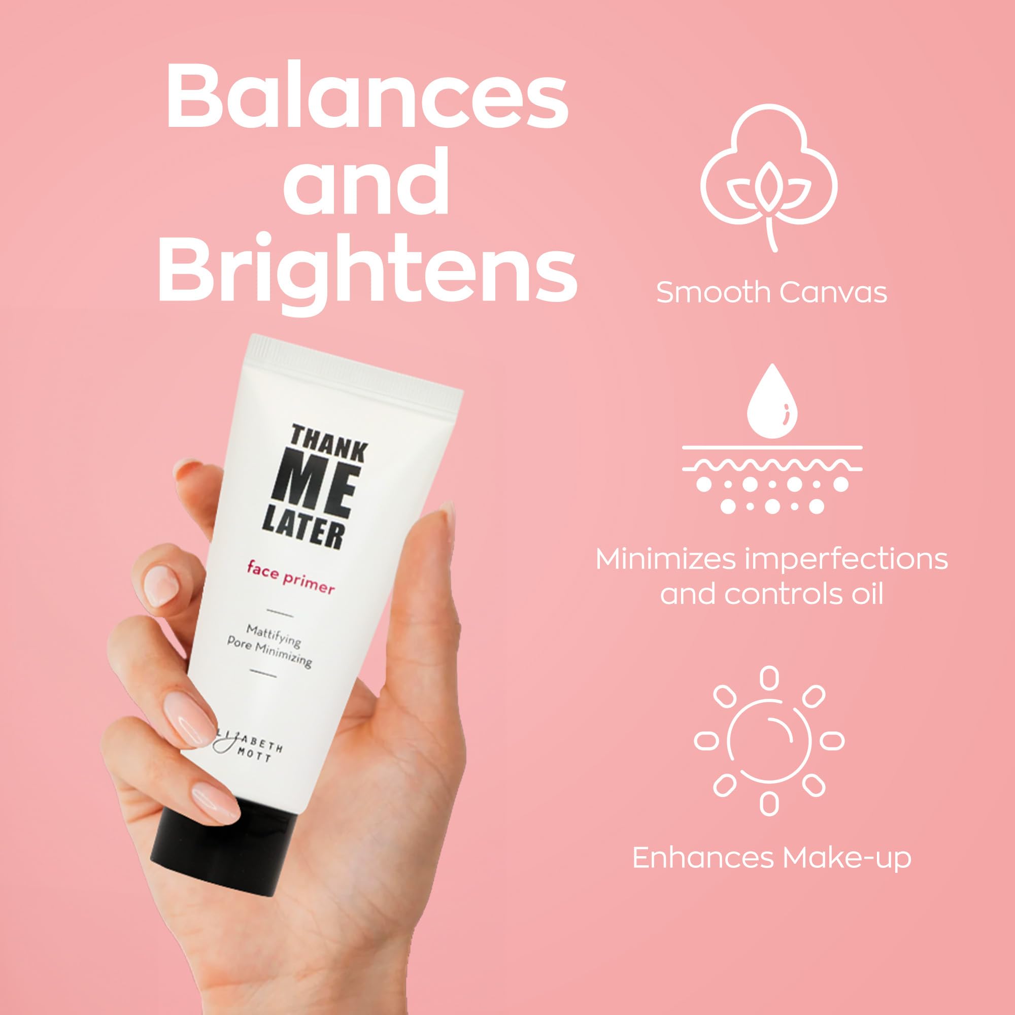 Thank Me Later Primer. Paraben-free and Cruelty Free.Matte Face Primer (30G)