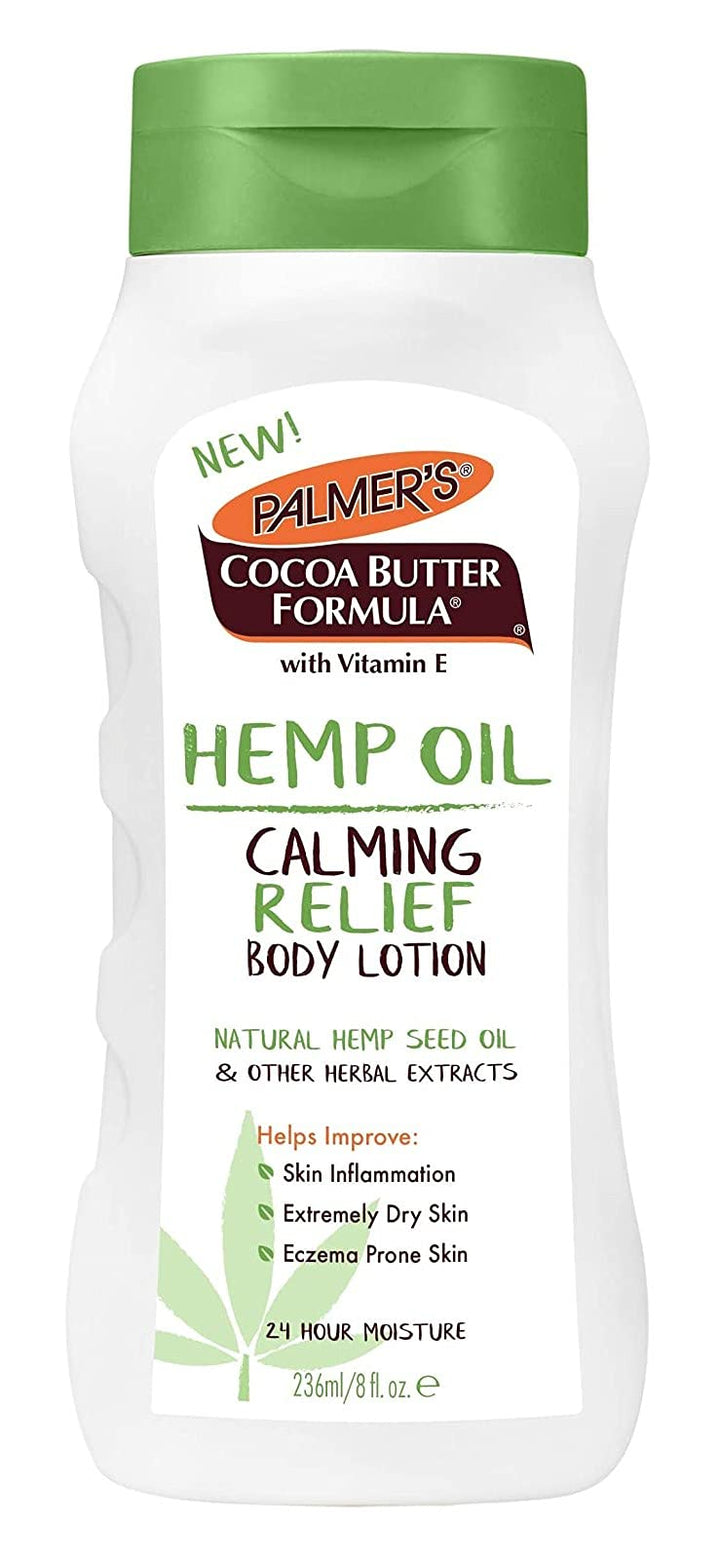 Palmers Cocoa Butter Hemp Oil Body Lotion 8 Ounce (Pack of 3)